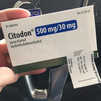 köpa Citodon 500mg/30mg i Sverige